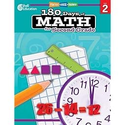 180 Days of Math: Grade 2 - Daily Math Practice Workbook for Classroom and Home, Cool and Fun Math, Elementary School Level Activities Created by Teachers to Master Challenging Concepts 1st Edition