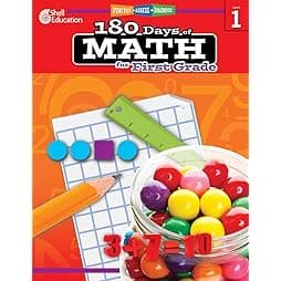 180 Days of Math: Grade 1 - Daily Math Practice Workbook for Classroom and Home, Cool and Fun Math, Elementary School Level Activities Created by Teachers to Master Challenging Concepts 1st Edition