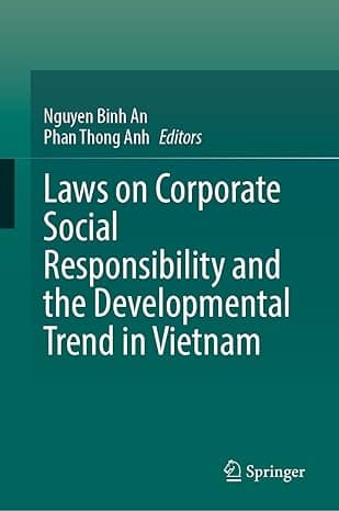 Laws on Corporate Social Responsibility and the Developmental Trend in Vietnam  cover