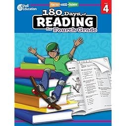 180 Days of Reading: Grade 4 - Daily Reading Workbook for Classroom and Home, Reading Comprehension and Phonics Practice, School Level Activities Created by Teachers to Master Challenging Concepts 1st Edition
