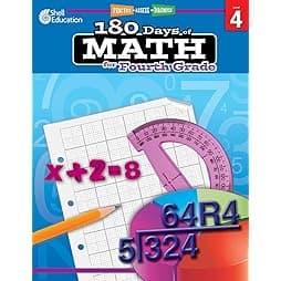 180 Days of Math: Grade 4 - Daily Math Practice Workbook for Classroom and Home, Cool and Fun Math, Elementary School Level Activities Created by Teachers to Master Challenging Concepts 1st Edition