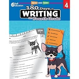 180 Days of Writing for Fourth Grade - An Easy-to-Use Fourth Grade Writing Workbook to Practice and Improve Writing Skills (180 Days of Practice) 1st Edition