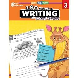 180 Days of Writing for Third Grade - An Easy-to-Use Third Grade Writing Workbook to Practice and Improve Writing Skills (180 Days of Practice) 1st Edition