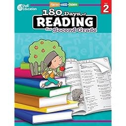 180 Days of Reading: Grade 2 - Daily Reading Workbook for Classroom and Home, Reading Comprehension and Phonics Practice, School Level Activities Created by Teachers to Master Challenging Concepts 1st Edition