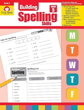 Building Spelling Skills, Grade 5 cover