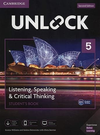 Unlock Level 5 Listening, Speaking & Critical Thinking Student’s Book, Mob App and Online Workbook w/ Downloadable Audio and Video  cover