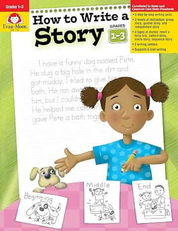 How to Write a Story, Grades 1-3 Paperback – Teacher's Edition, March 1, 2001 cover