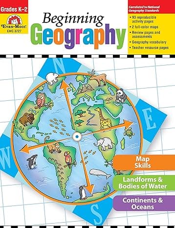 Beginning Geography, Grades K-2 - Teacher Reproducibles, E-book cover