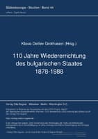 110 Jahre Wiedererrichtung des bulgarischen Staates 1878-1988