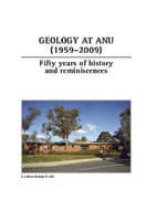 Geology at ANU (1959-2009) : Fifty years of history and reminiscences