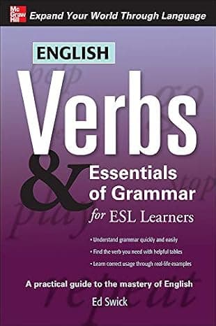English Verbs & Essentials of Grammar for ESL Learners (Verbs and Essentials of Grammar Series) cover