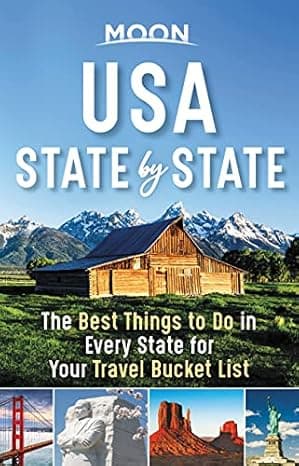 Moon USA State by State: The Best Things to Do in Every State for Your Travel Bucket List (Travel Guide) cover