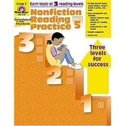 Nonfiction Reading Practice, Grade 5