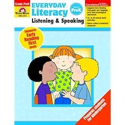 Everyday Literacy Listening and Speaking, Grade Pre-K