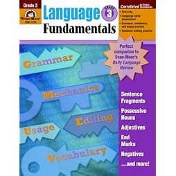Evan-Moor Language Fundamentals, Grade 3