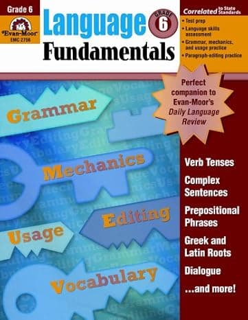 Language Fundamentals, Grade 6 cover