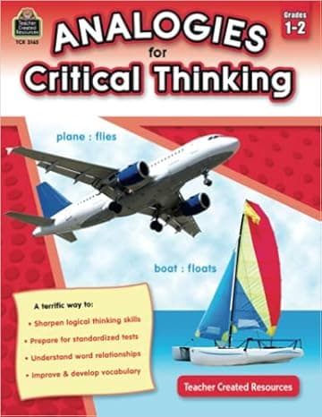 Analogies for Critical Thinking, Grades 1–2 cover