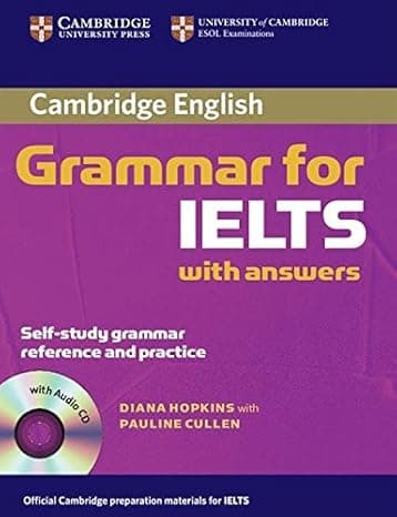 Cambridge Grammar for IELTS Student's Book with Answers cover