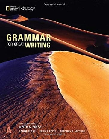 Grammar for Great Writing A cover