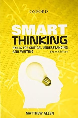 Smart Thinking: Skills for Critical Understanding and Writing 2nd Edition cover