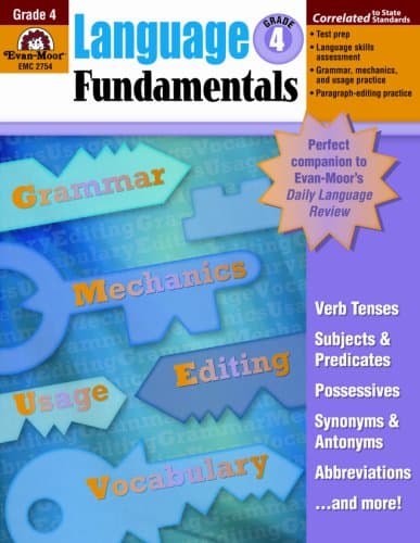 Language Fundamentals (Grammar - Vocabulary), Grade 4