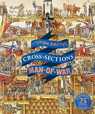 Stephen Biesty's Cross-Sections Man-of-War (Stephen Biesty Cross Sections) cover