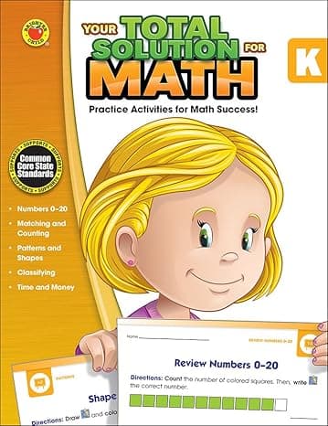 Your Total Solution for Math, Grade K cover