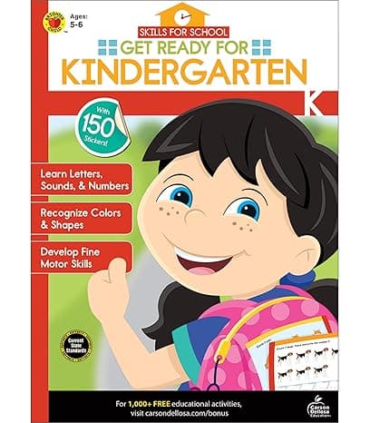 Skills for School: Get Ready for Kindergarten Workbook cover