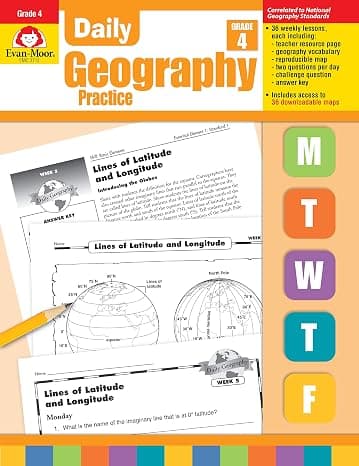 Daily geography practice Grade 4 - part 1 cover