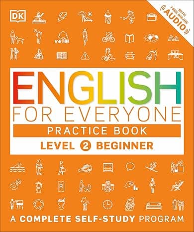 English for Everyone: Level 2 Practice Book - Beginner English cover