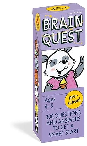 Brain Quest Preschool Q&A Cards: 300 Questions and Answers to Get a Smart Start. Curriculum-based! Teacher-approved! (Brain Quest Decks) Cards cover