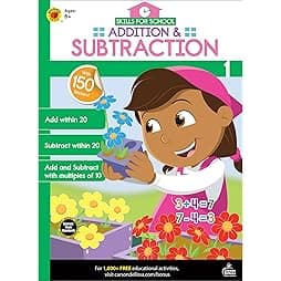 Skills for School: Addition and Subtraction Workbook-First Grade