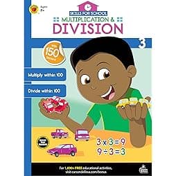 Skills for School Multiplication & Division, Grade 3