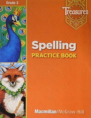 Treasures, Grade 3 - Spelling Practice Book cover
