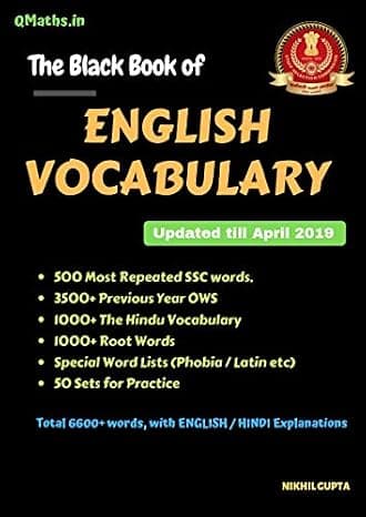 The Black Book of English Vocabulary (Kindle Edition) April 2019 cover