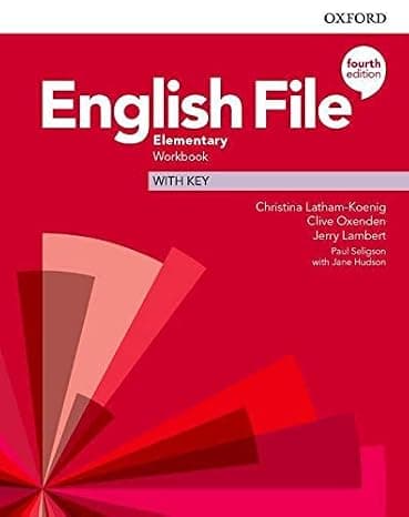 English File:4th Edition Elementary. Workbook with Key cover