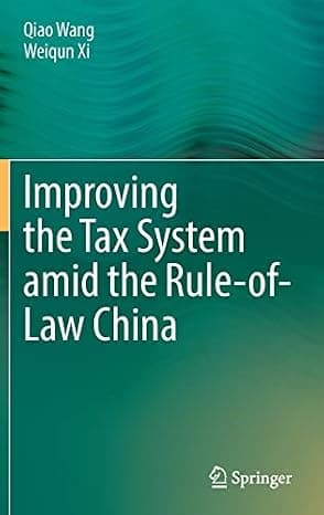 Improving the Tax System amid the Rule-of-Law China cover