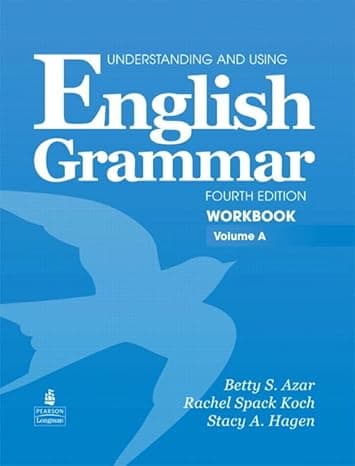Understanding and Using English Grammar Workbook A (with Answer Key) cover