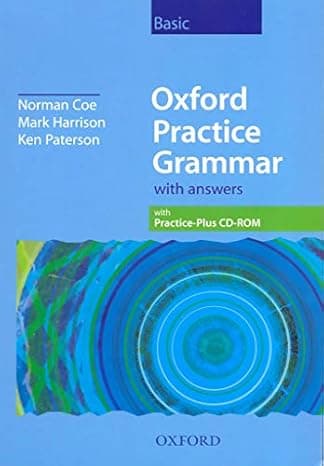 Oxford Practice Grammar: Basic: with Answer Key and CD-ROM Pack (Oxford Practice Grammar Series) cover