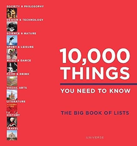 10,000 Things You Need to Know: The Big Book of Lists cover