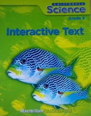 California Science Grade 5 Interactive Text cover
