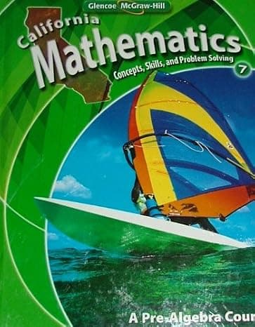 California Mathematics: Concepts, Skills, and Problem Solving, Grade 7 cover