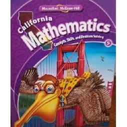 California Mathematics Grade 5 (Concepts, Skills, and Problem Solving) (Concepts, Skills, and Problem Solving) by Patricia Frey, Arthur C. Howard, ... Rhonda J. Molix-Bailey Roger Day (2009-01-01) Hardcover – January 1, 2009