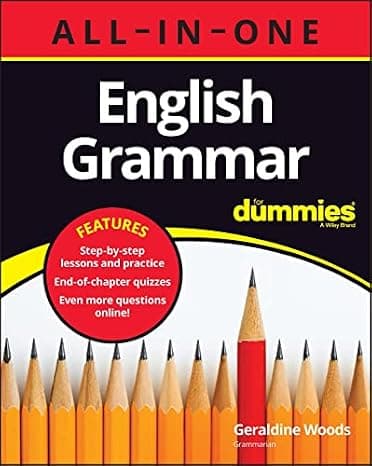English Grammar All-in-One For Dummies (+ Chapter Quizzes Online) (For Dummies (Language & Literature)) cover