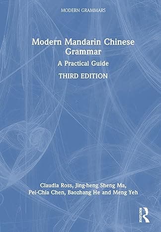 Modern Mandarin Chinese Grammar: A Practical Guide (Modern Grammars) cover