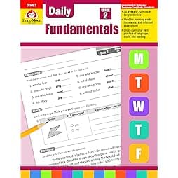 Evan-Moor Daily Fundamentals, Grade 2 Paperback – Teacher's Edition, January 1, 2017