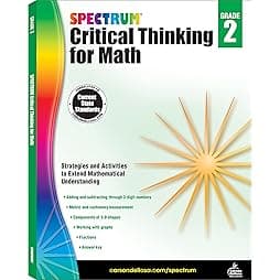 Spectrum Critical Thinking 2nd Grade Math Workbooks