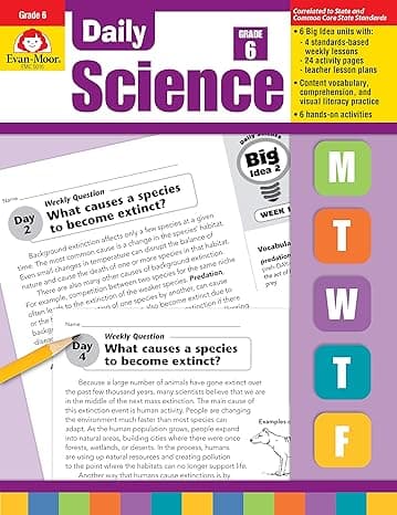 Daily Science, Grade 6 cover